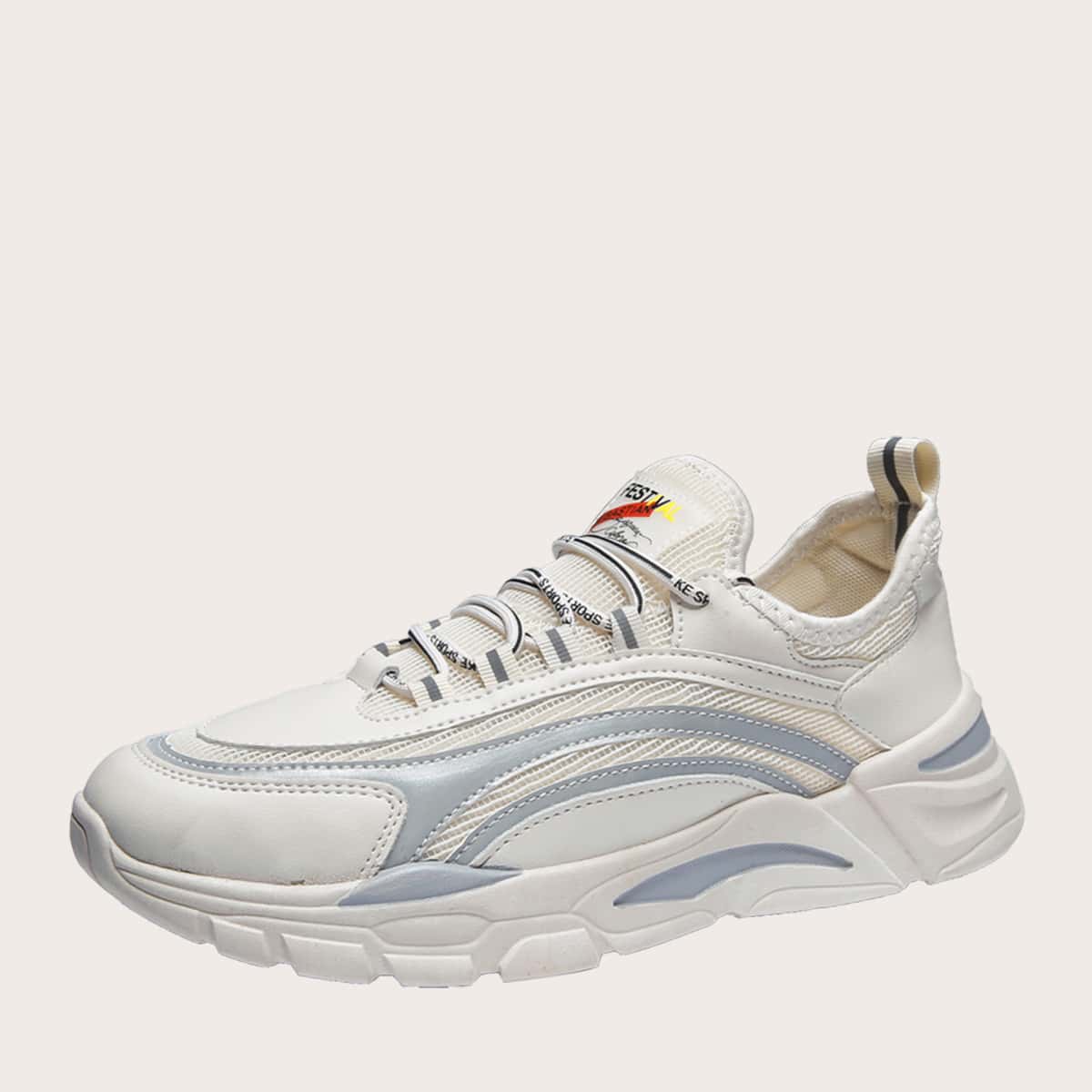 

Guys Lace-up Front Sneakers, Beige