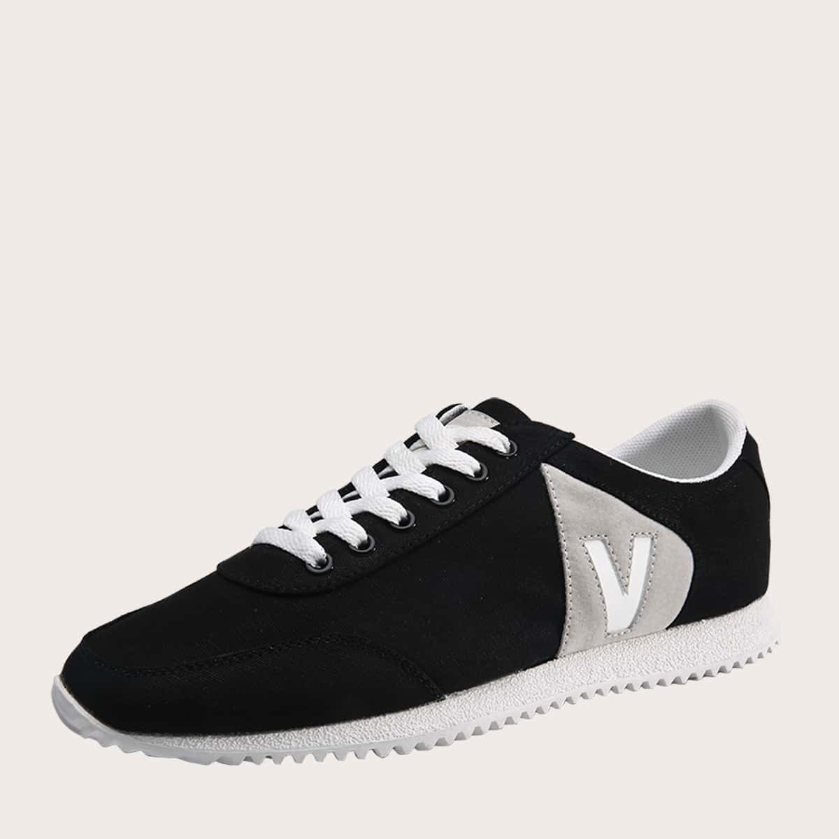 

Guys Lace-up Front Sneakers, Black