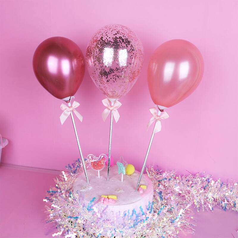 

3pcs Decorative Balloon, Multicolor