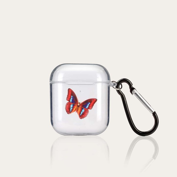 

Чехол для AirPods с принтом бабочки