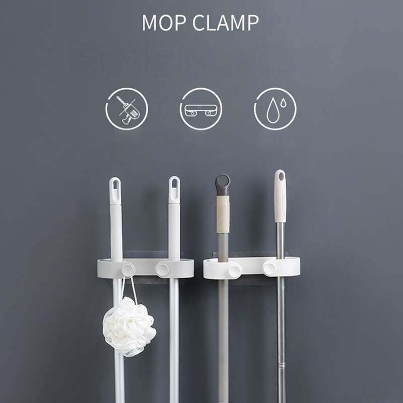 

1pc Wall Mounted Random Mop Holder, Multicolor