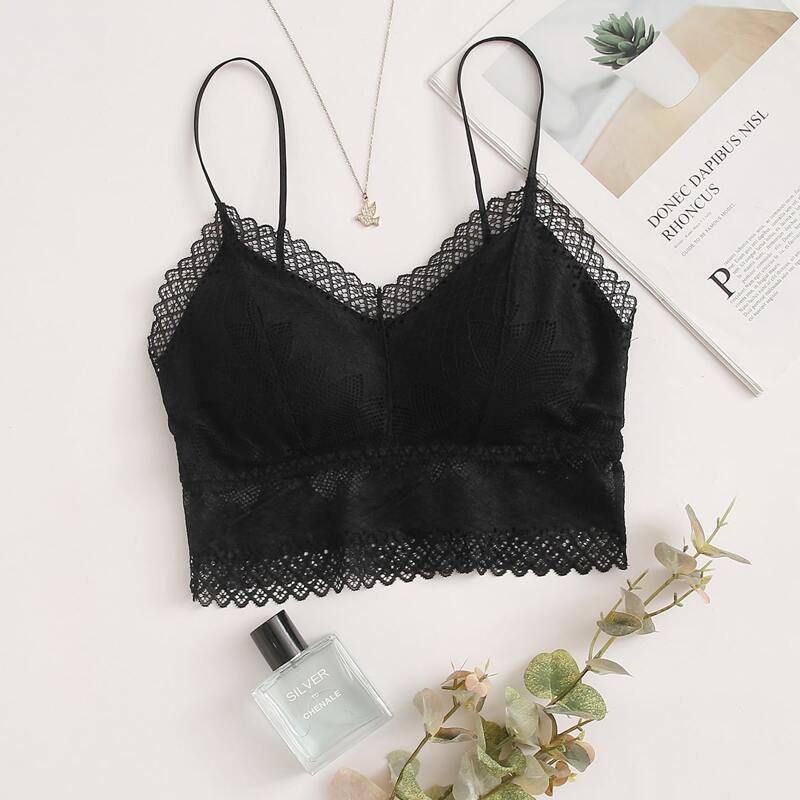 

Black Lace Bralette