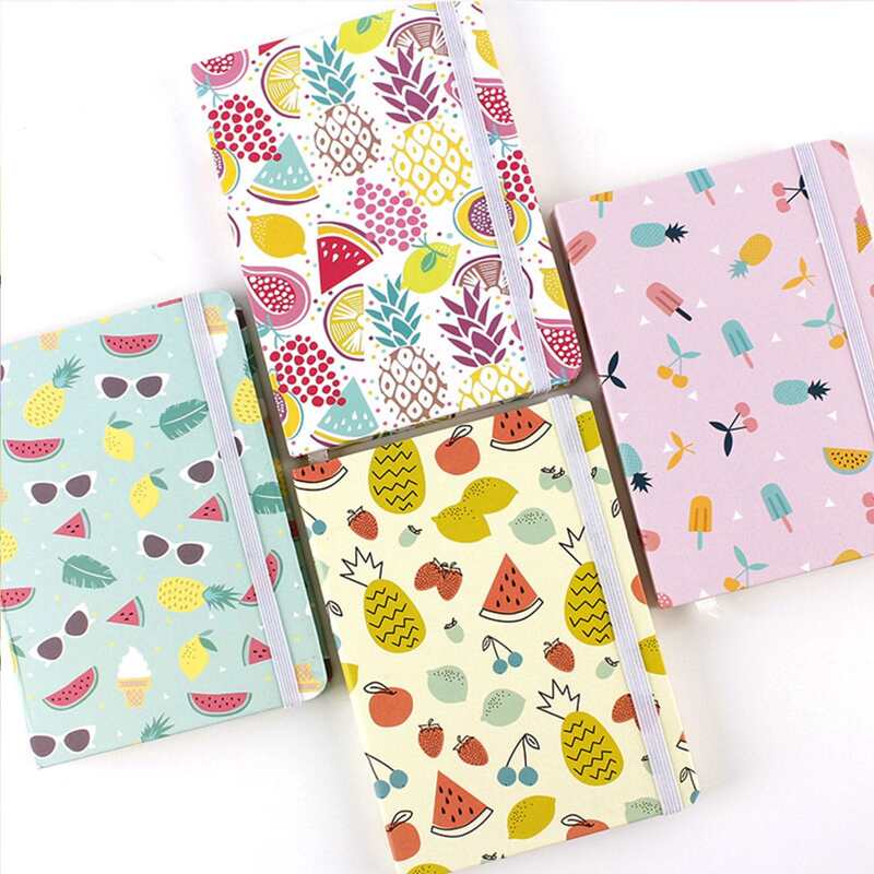 

1pack Fruit Print Random Notebook, Multicolor