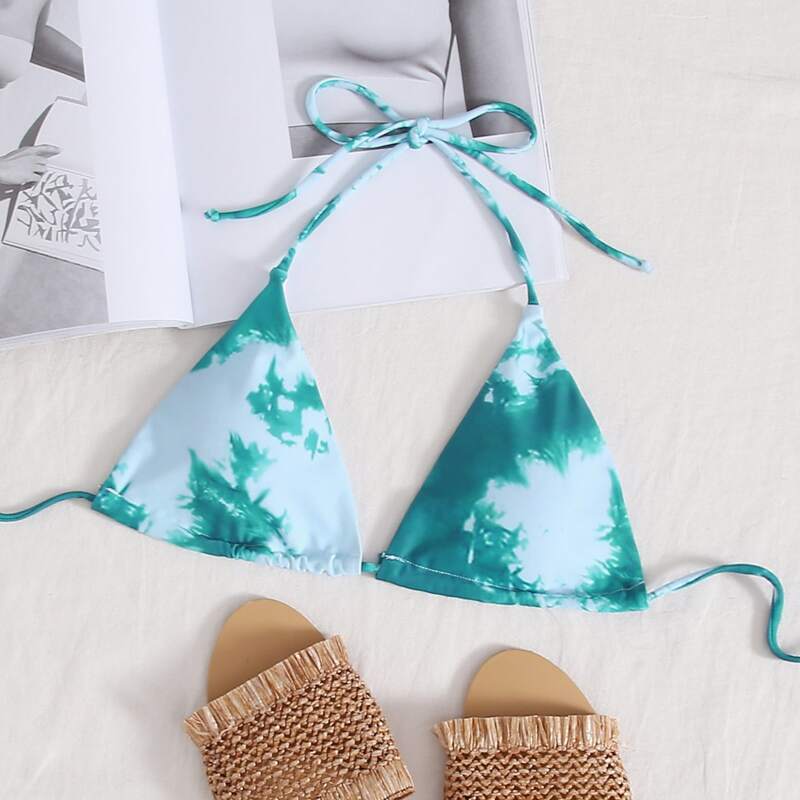 

Tie Dye Bikini Top, Multicolor