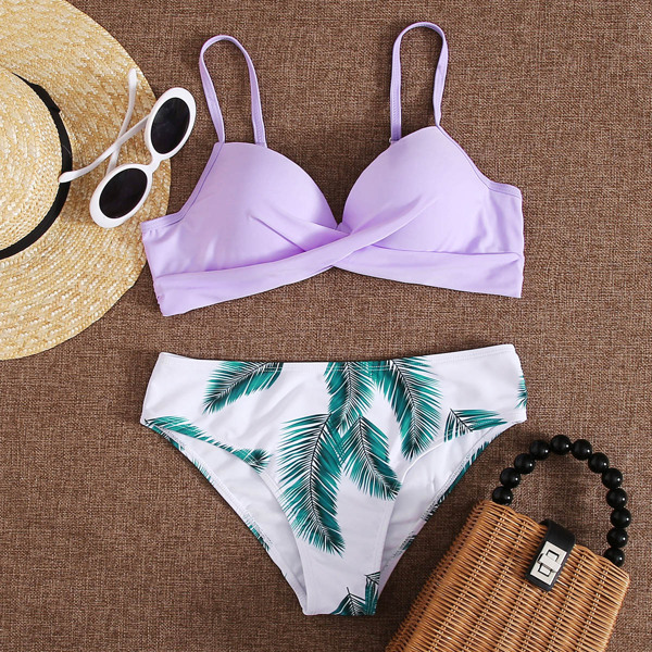

Tropical Twist Underwire Bikini Swimsuit, Multicolor
