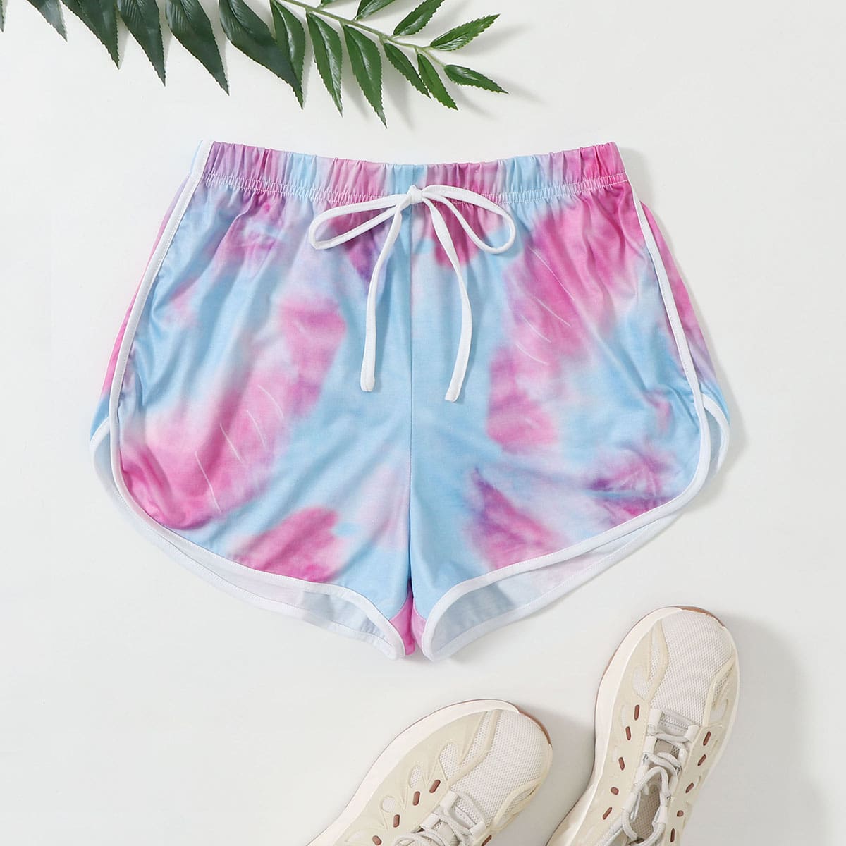 

Tie Dye Dolphin Shorts, Multicolor