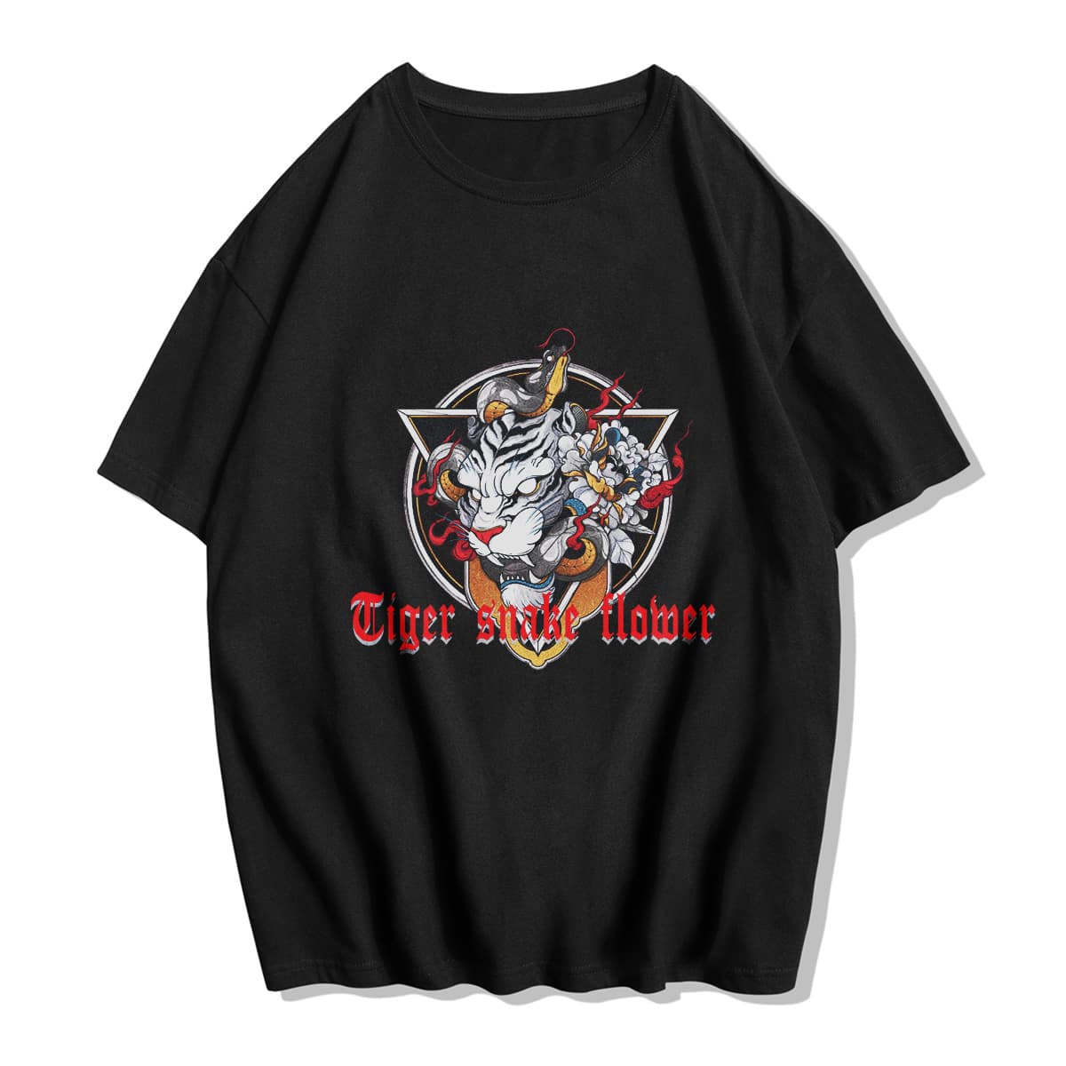 

Guys Tiger Graphic Tee, Black