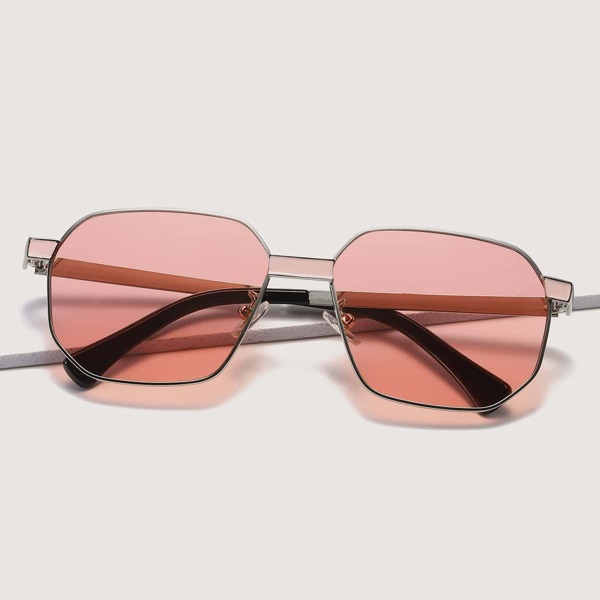 

Metal Frame Sunglasses, Pink
