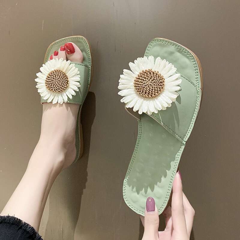 

Sunflower Flat Sliders, Green