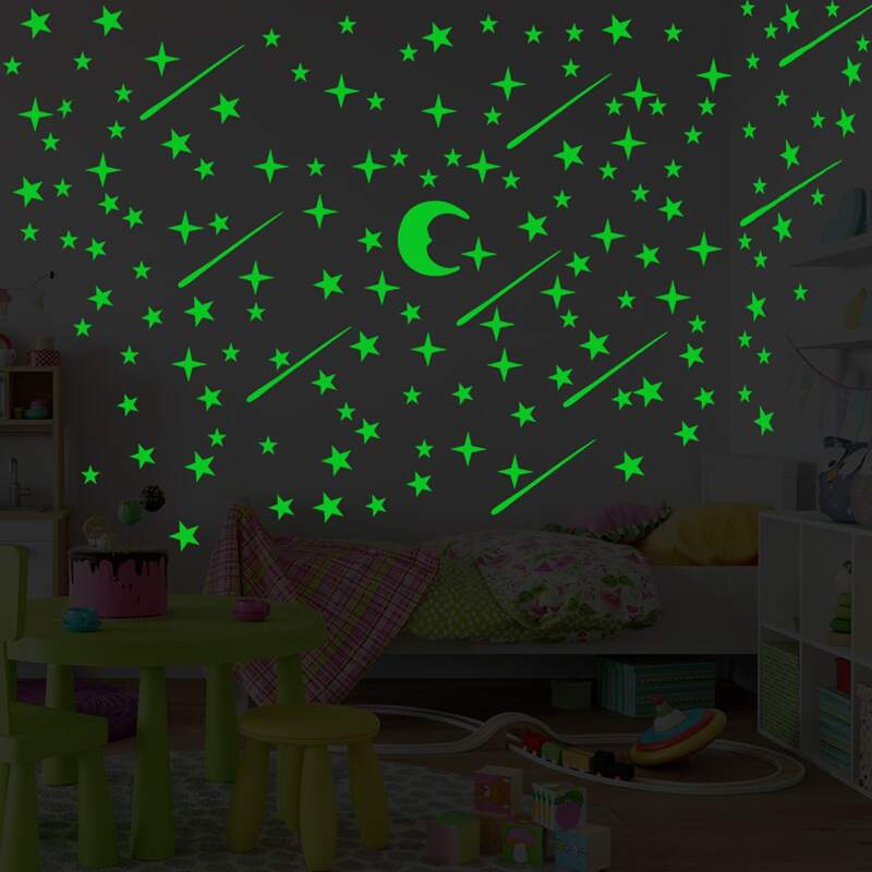 

Star Luminous Wall Sticker, Multicolor