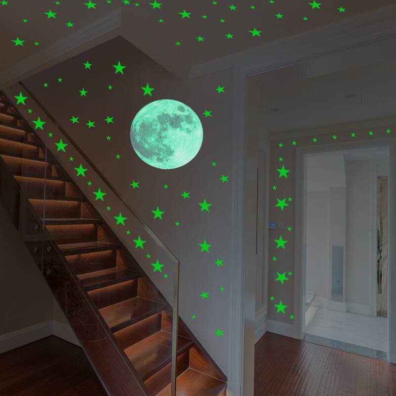 

Galaxy Luminous Wall Sticker, Green