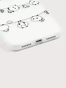 貓熊圖案iphone手機殼 - 黑與白 - 查看 4