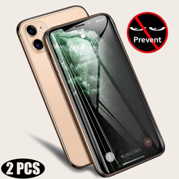 

2pcs iPhone Privacy Screen Protection Film, Black
