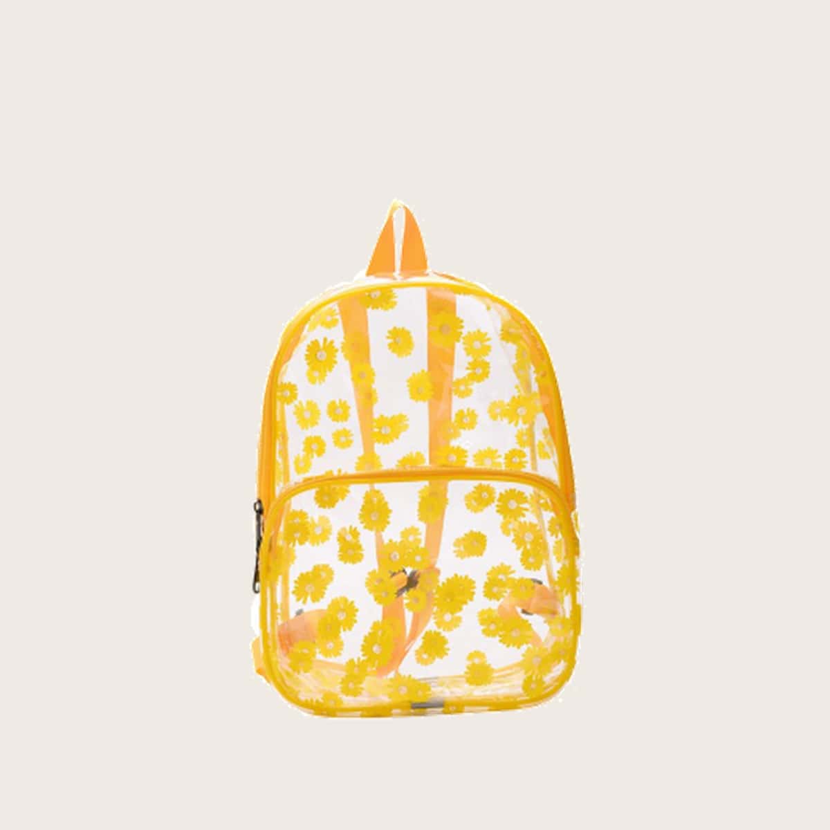 

Daisy Clear Backpack, Yellow