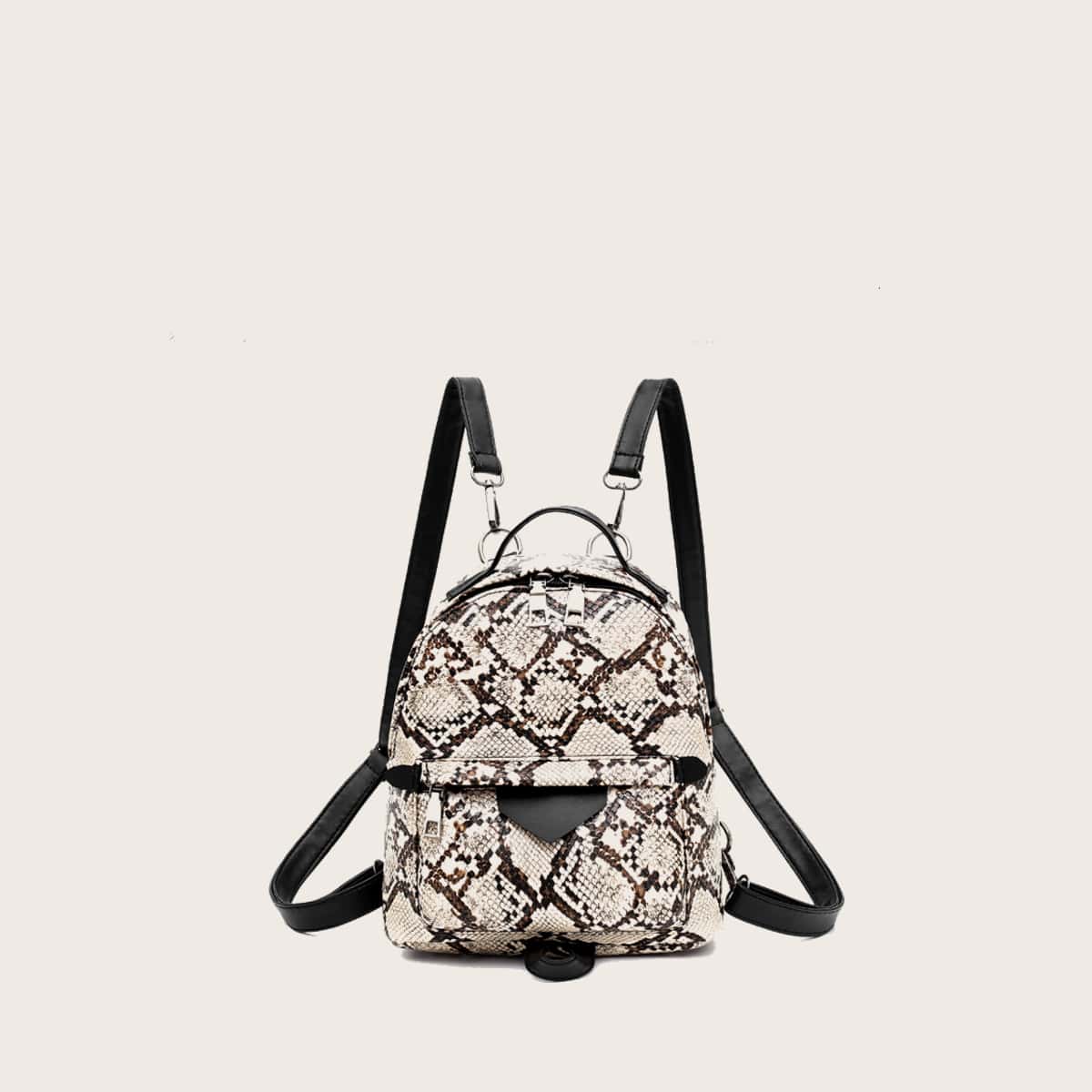 

Snake Skin Backpack, Multicolor