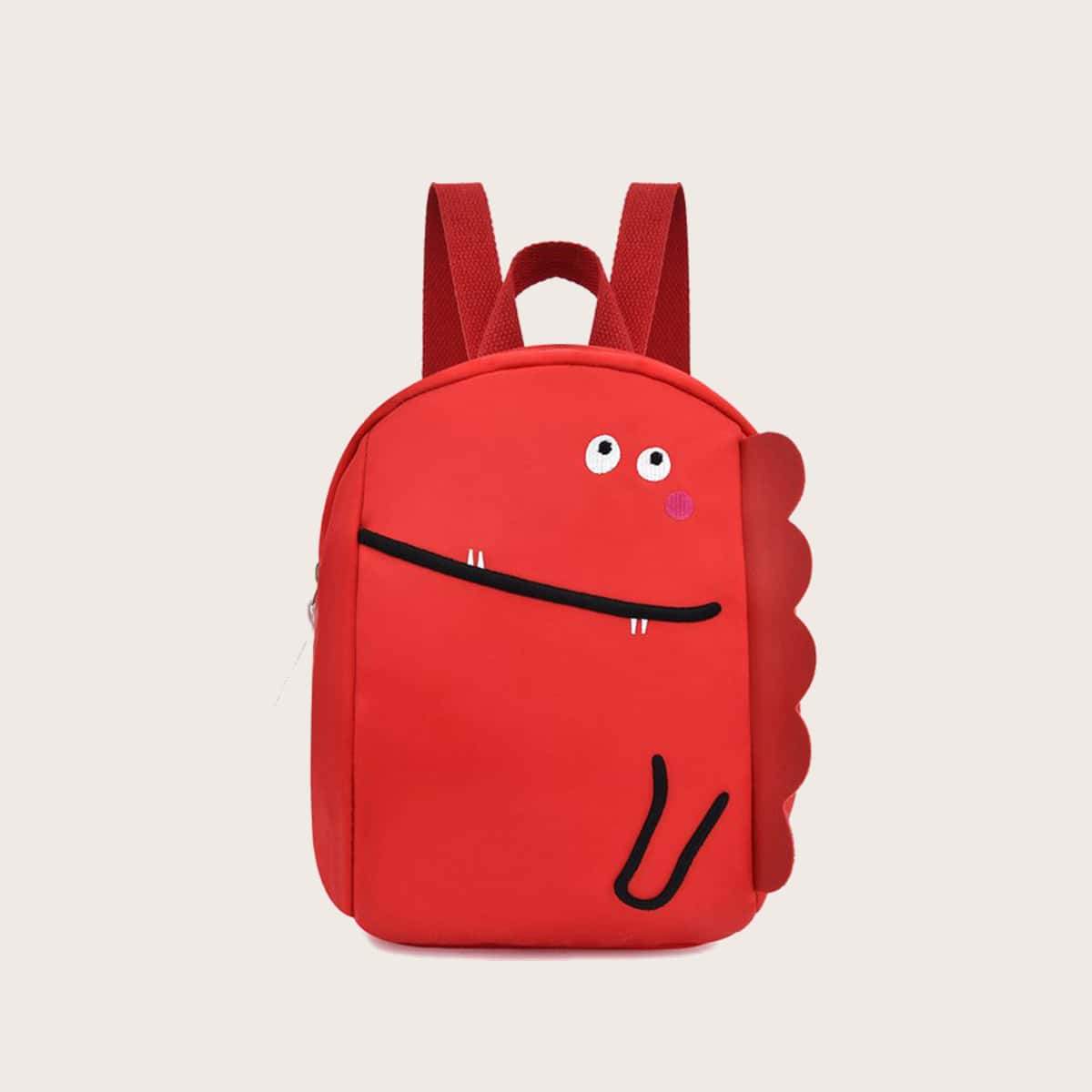 

Cartoon Pattern Backpack, Red