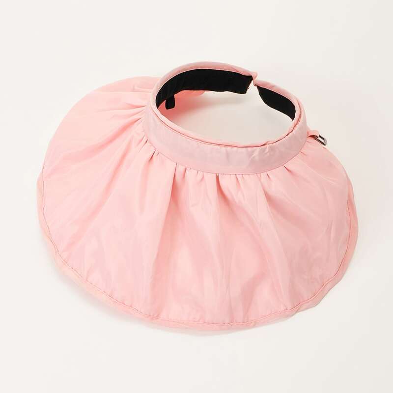 

Solid Visor Hat, Pink