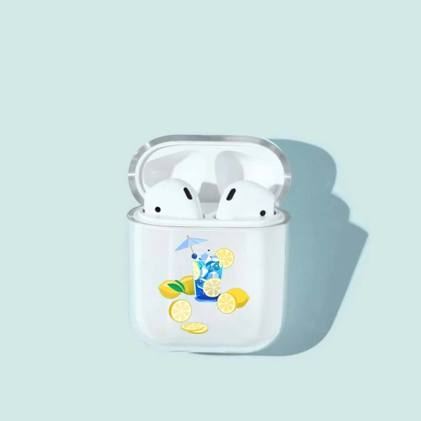 

Чехол для AirPods с лимонным принтом 1шт