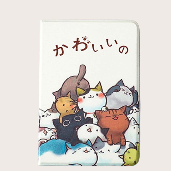 

1pc Cartoon Graphic iPad Case, Multicolor