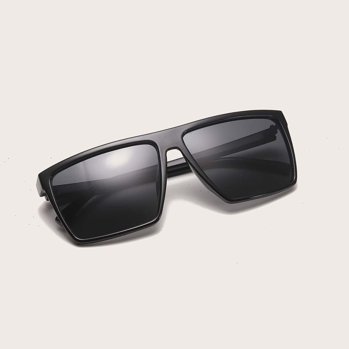 

Guys Flat Top Sunglasses, Black