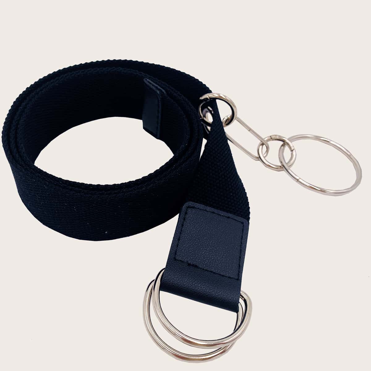 

Guys Metal Decor Tape Belt, Black