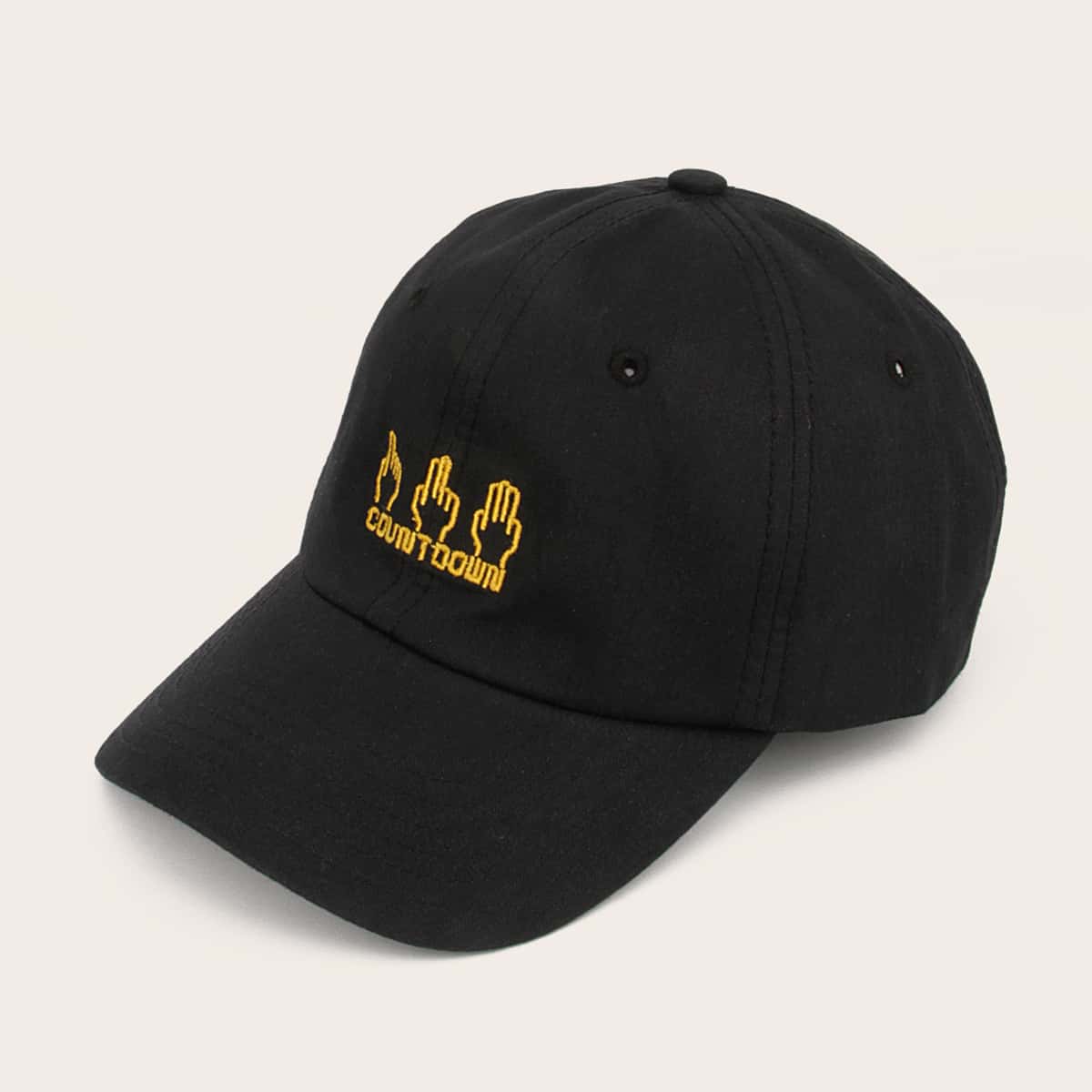 

Guys Embroidered Baseball Cap, Black