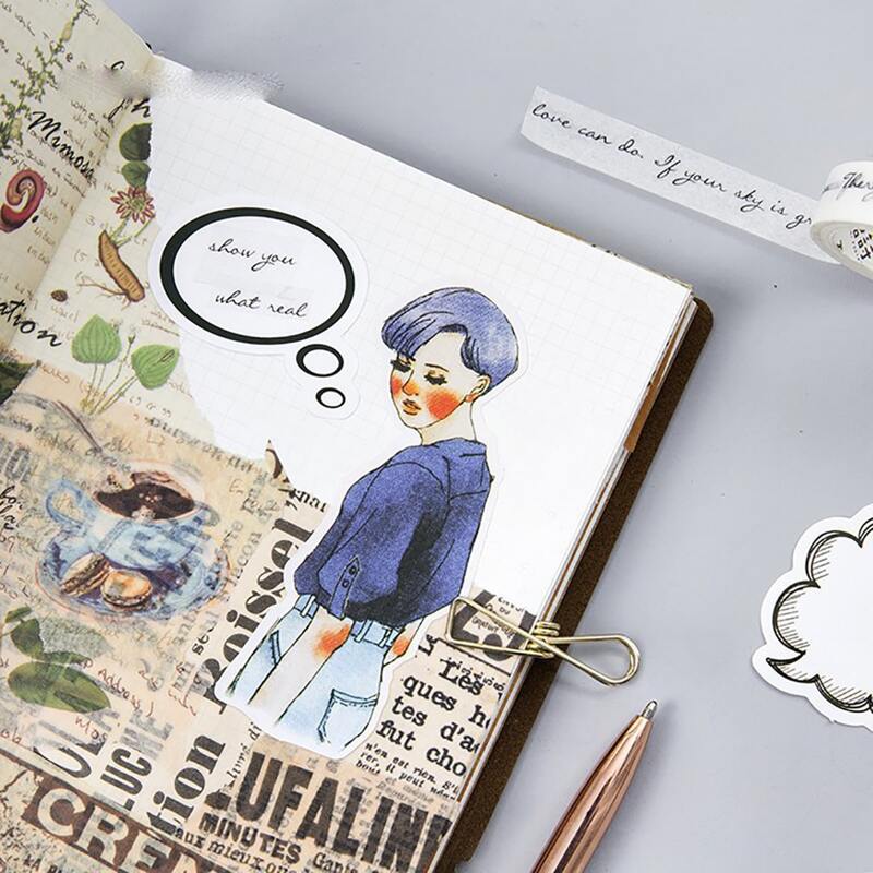 

45pcs Chat Bubble Sticker, White