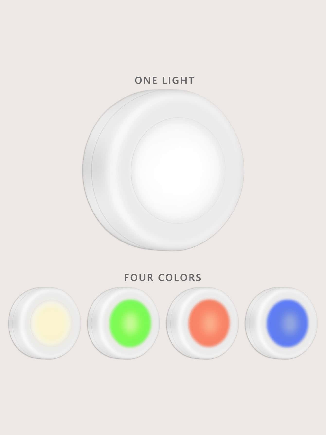 BASIC LIVING Đèn cảm ứng mini có thể điều chỉnh 1pc - Nhiều màu - Xem 1