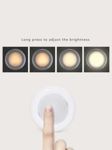 BASIC LIVING 1pc Adjustable Brightness Mini Tap Touch Lamp - Multicolor - View 3