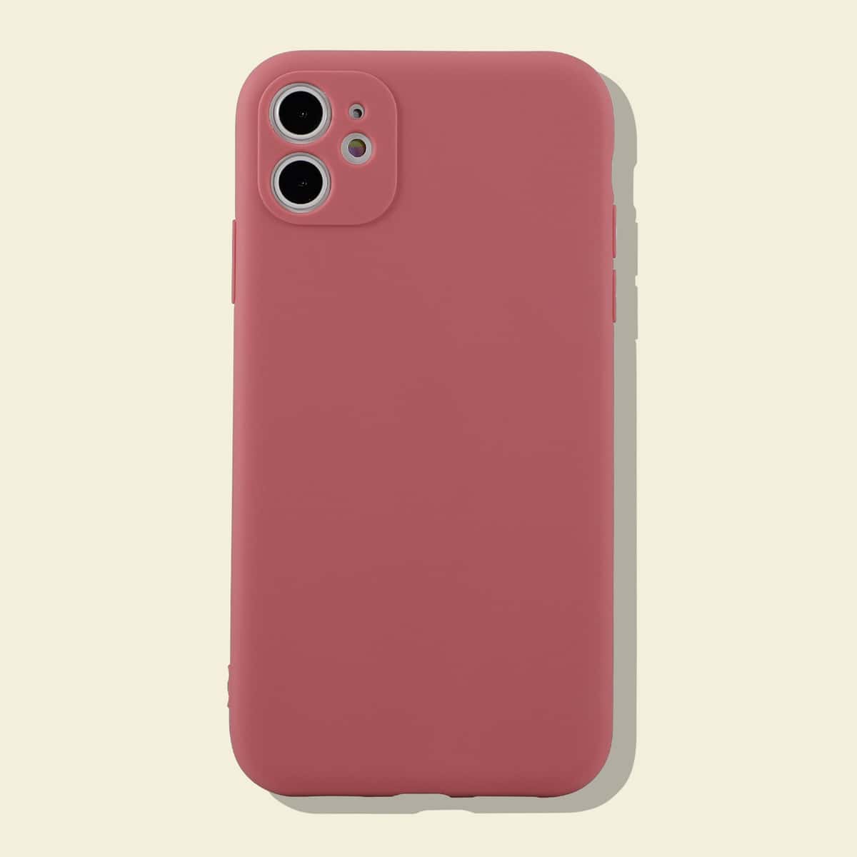 

Plain iPhone Case, Red