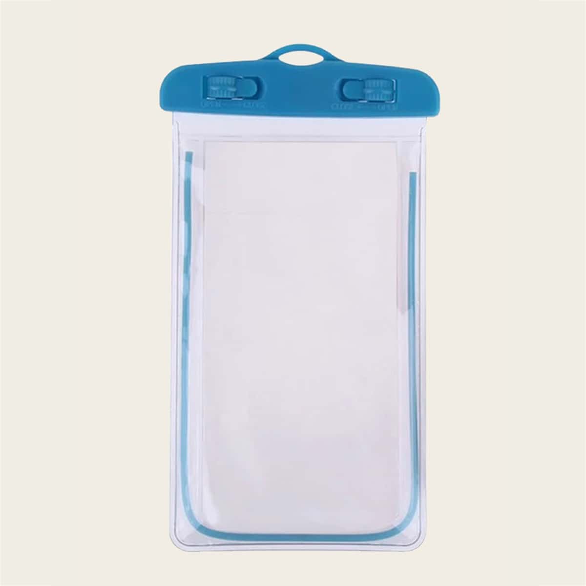 

Clear Waterproof Phone Bag, Blue