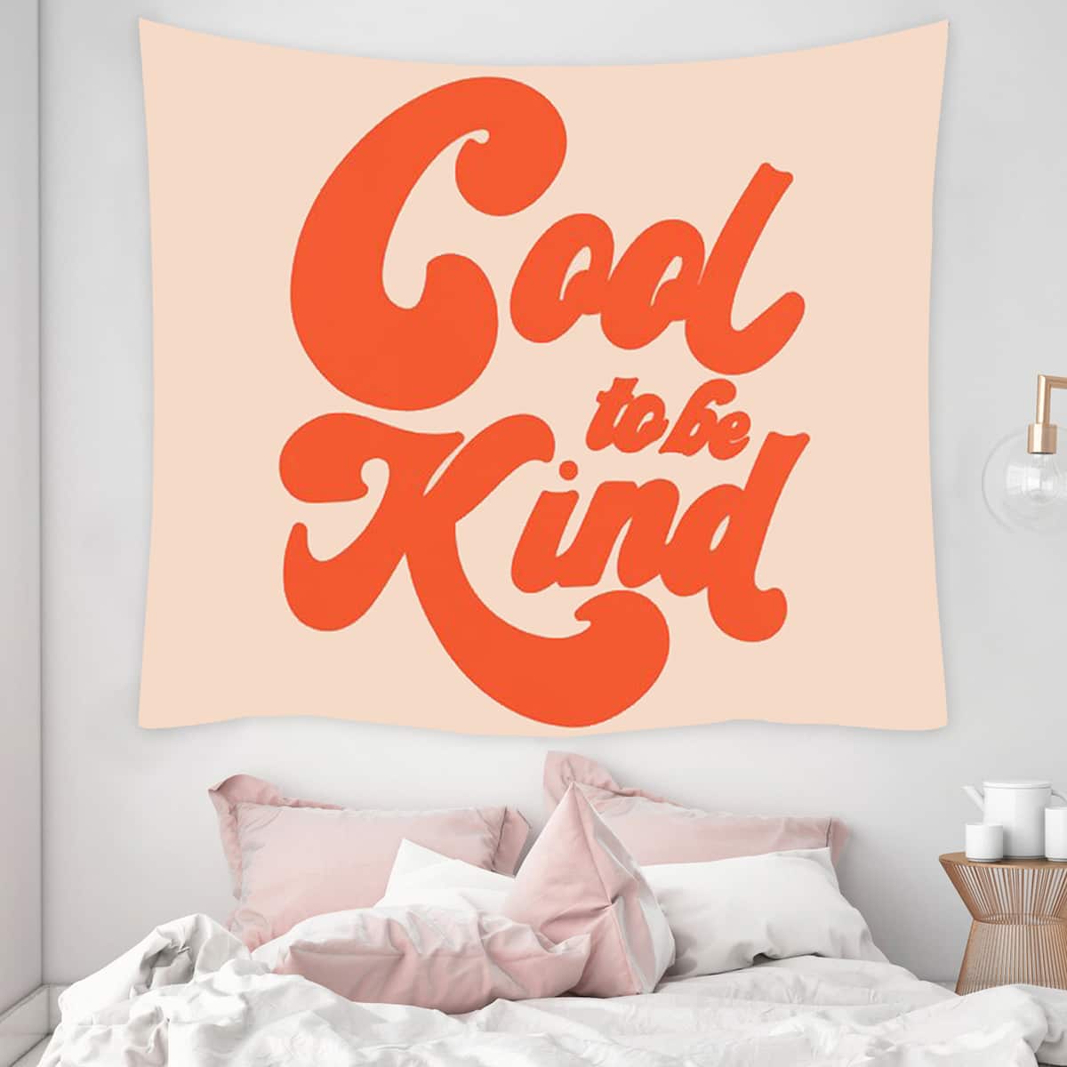 

Slogan Graphic Tapestry, Multicolor