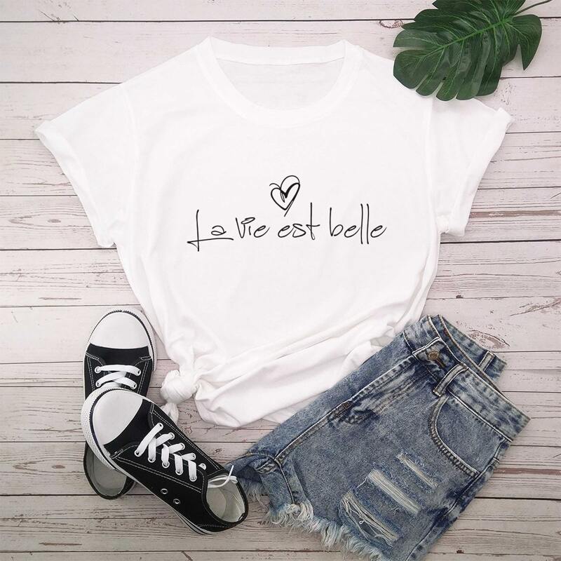 

Slogan Graphic Tee, White