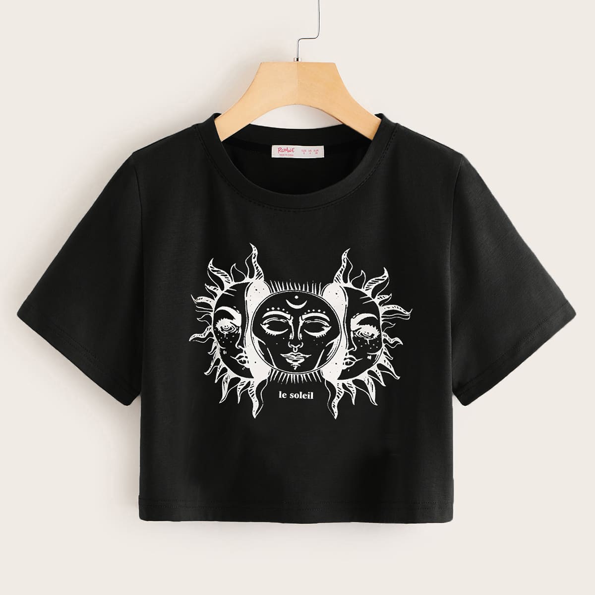 

Sun Graphic Tee, Black