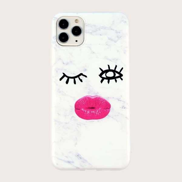 

Face Print iPhone Case, Multicolor
