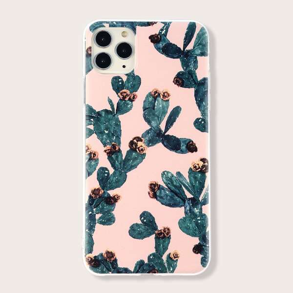 

Cactus Print iPhone Case, Pink
