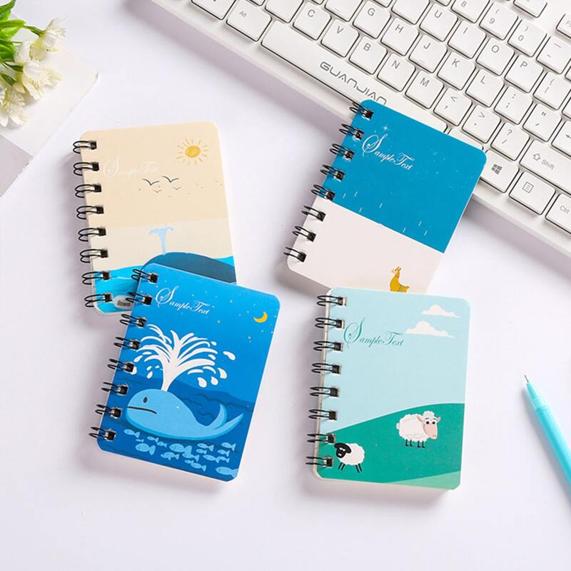 

1pack Cartoon Graphic Random Spiral Notebook, Multicolor