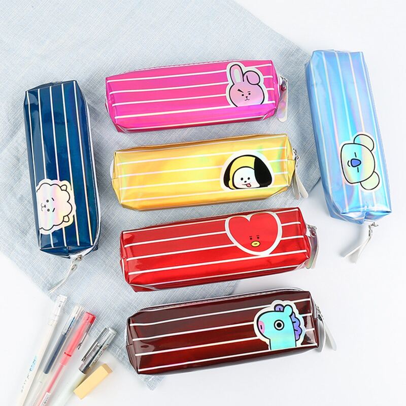 

1pc Cartoon Graphic Random Pencil Case, Multicolor