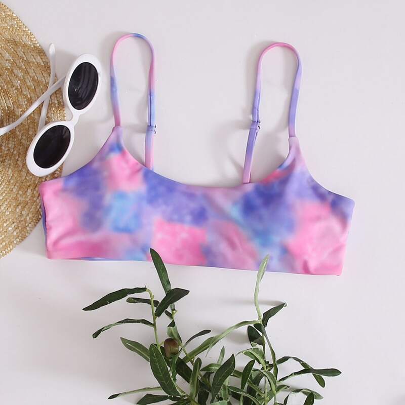 

Tie Dye Bikini Top, Multicolor