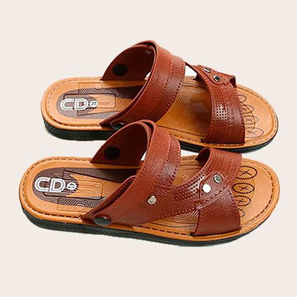 

Мужские сандалии с открытым носком, Коричневые