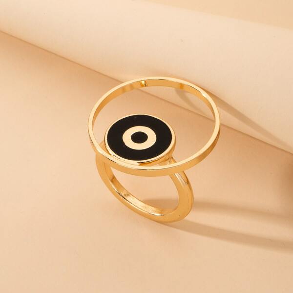 

Color Block Ring, Gold