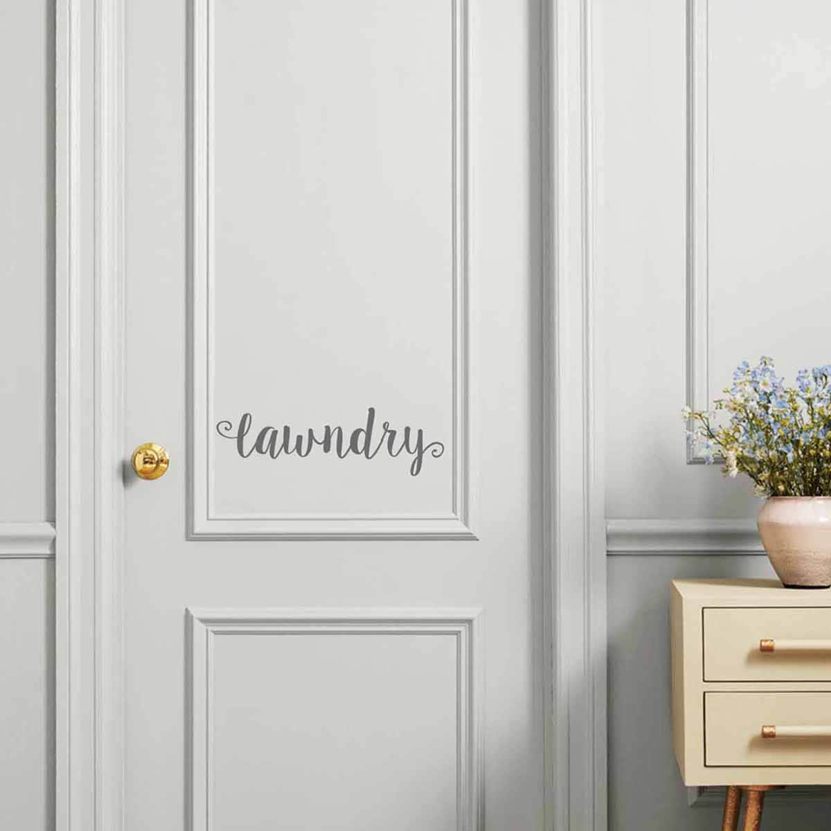 

Letter Graphic Wall Sticker, Black