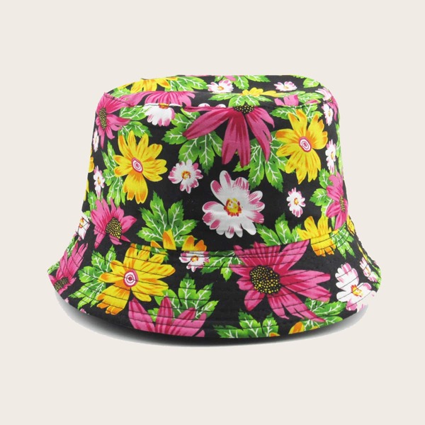 

Floral Print Bucket Hat, Multicolor