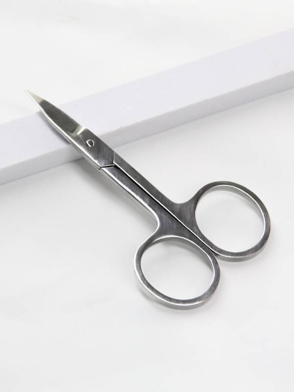 1pc Stainless Steel Scissors,Eyebrow Scissors for Women Eyebrow Trimmer