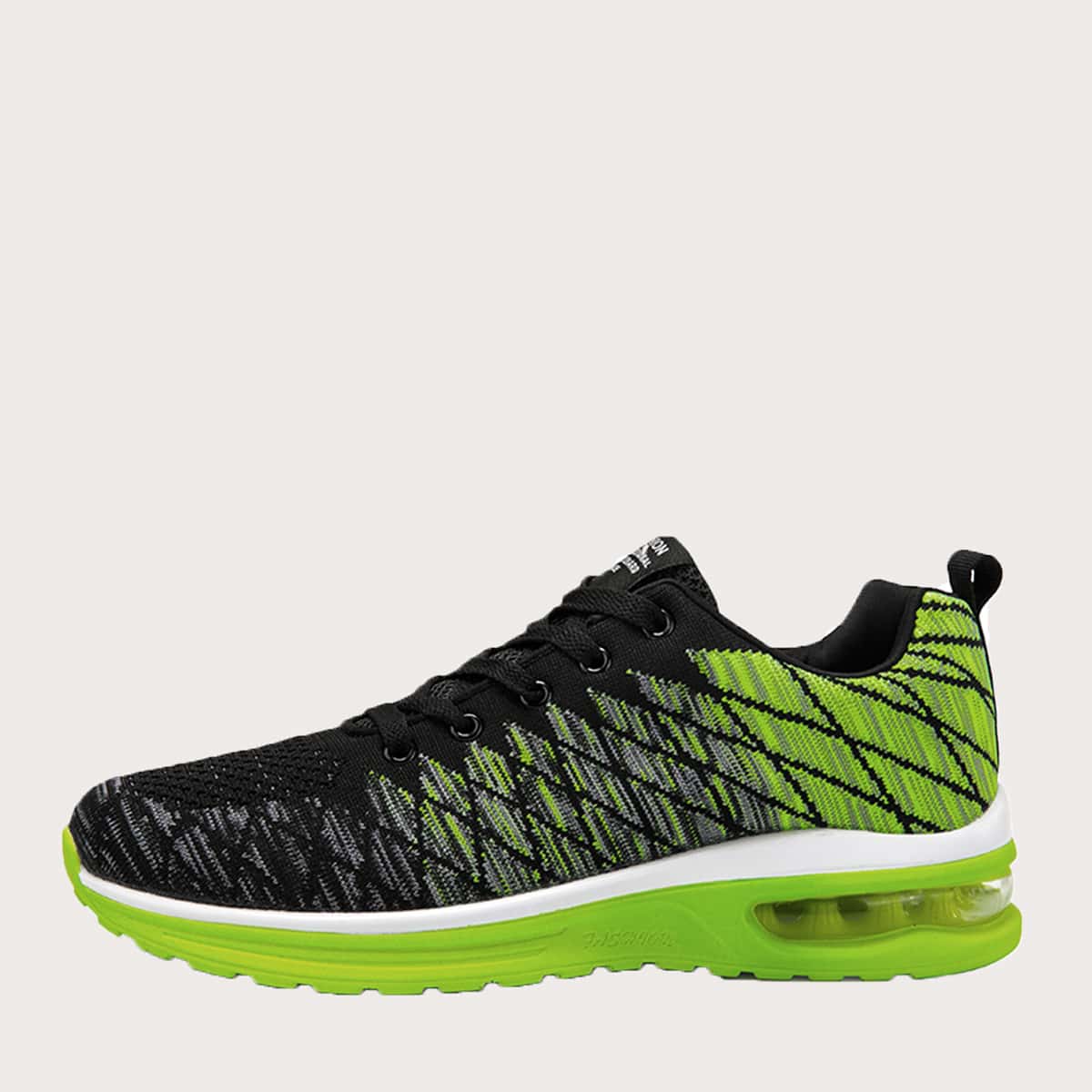 

Guys Lace-up Front Colorblock Sneakers, Green