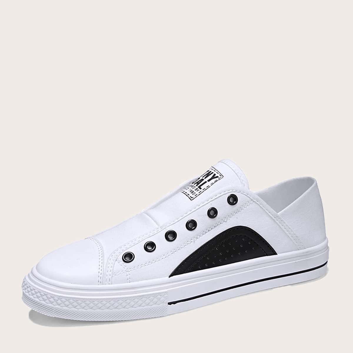 

Guys Slip On Skate Shoes, White