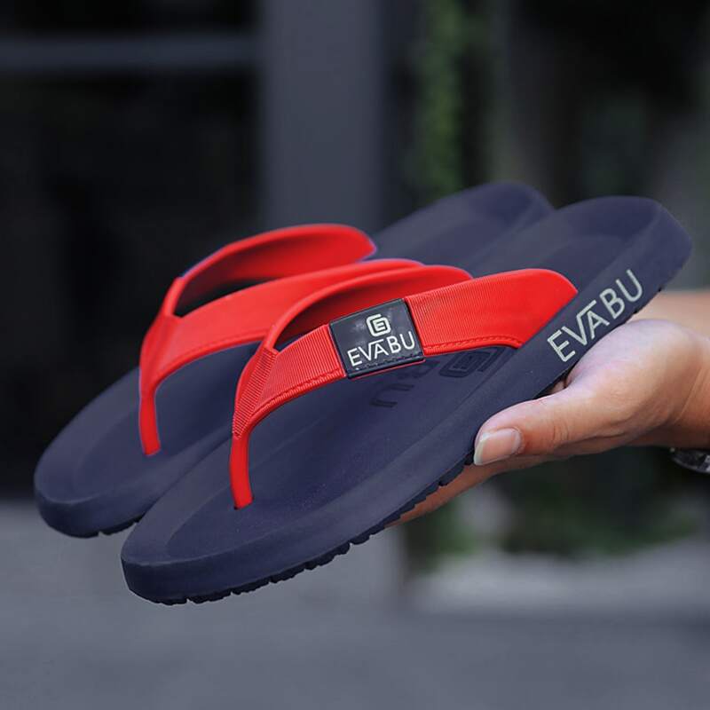 

Guys Wide Fit Flip Flops, Red