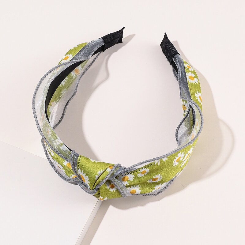 

Knot Decor Mesh Hair Hoop, Green