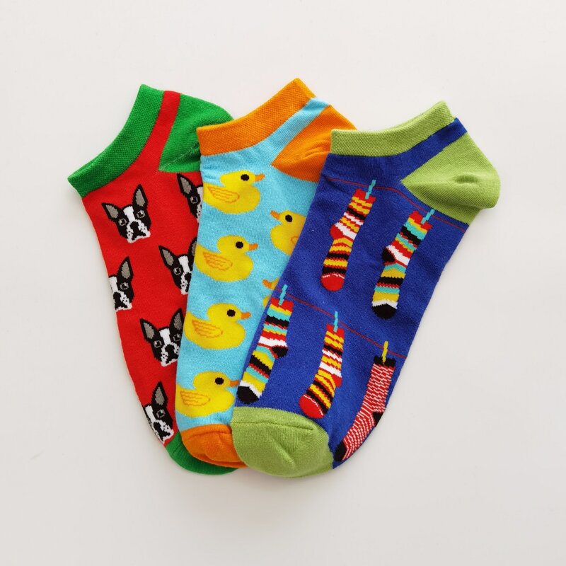 

3pairs Guys Socks, Multicolor