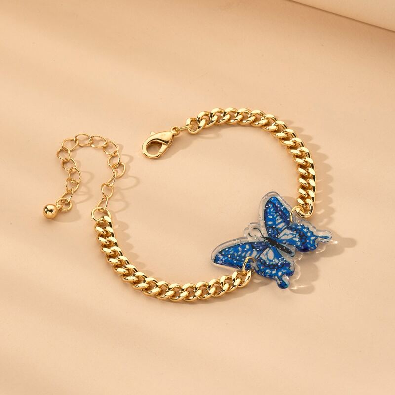 

Butterfly Decor Bracelet, Gold